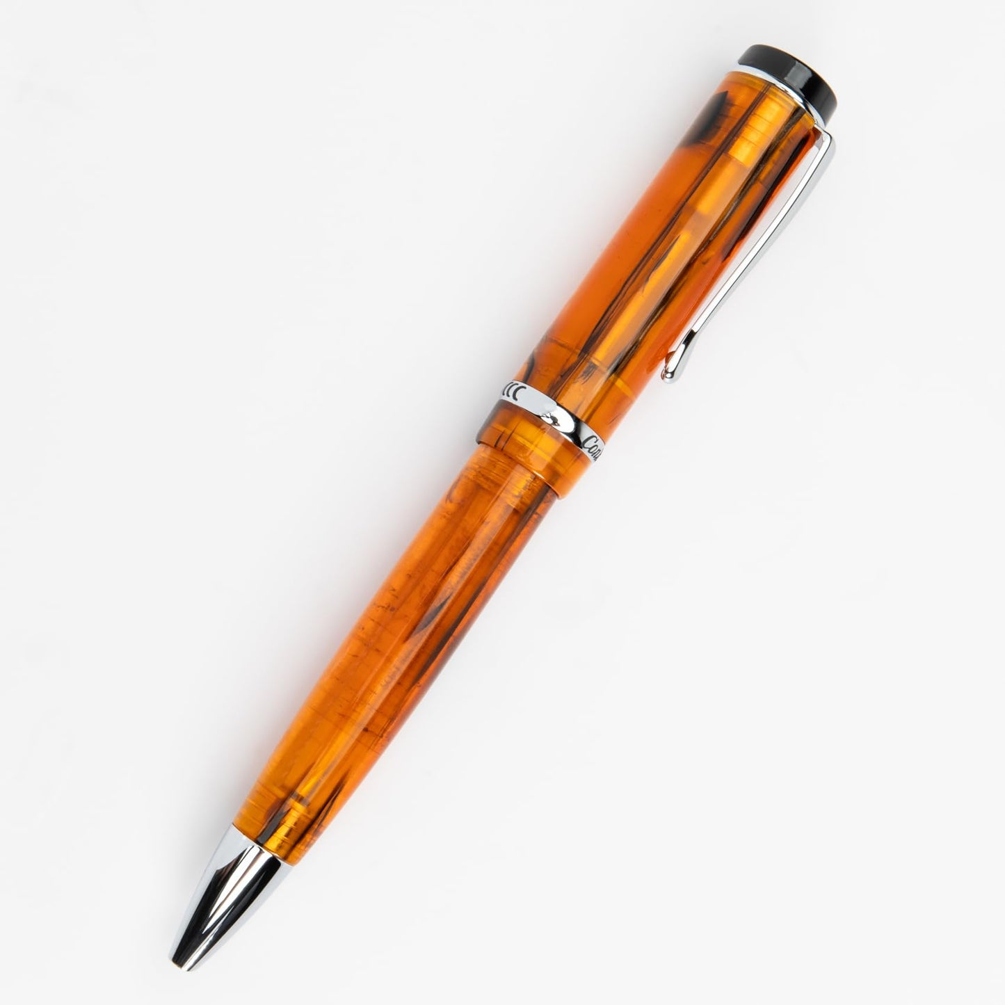 Conklin Duragraph Ballpoint Pen in Amber – Luxury Writing Instrument with Warm Amber Finish, Best
