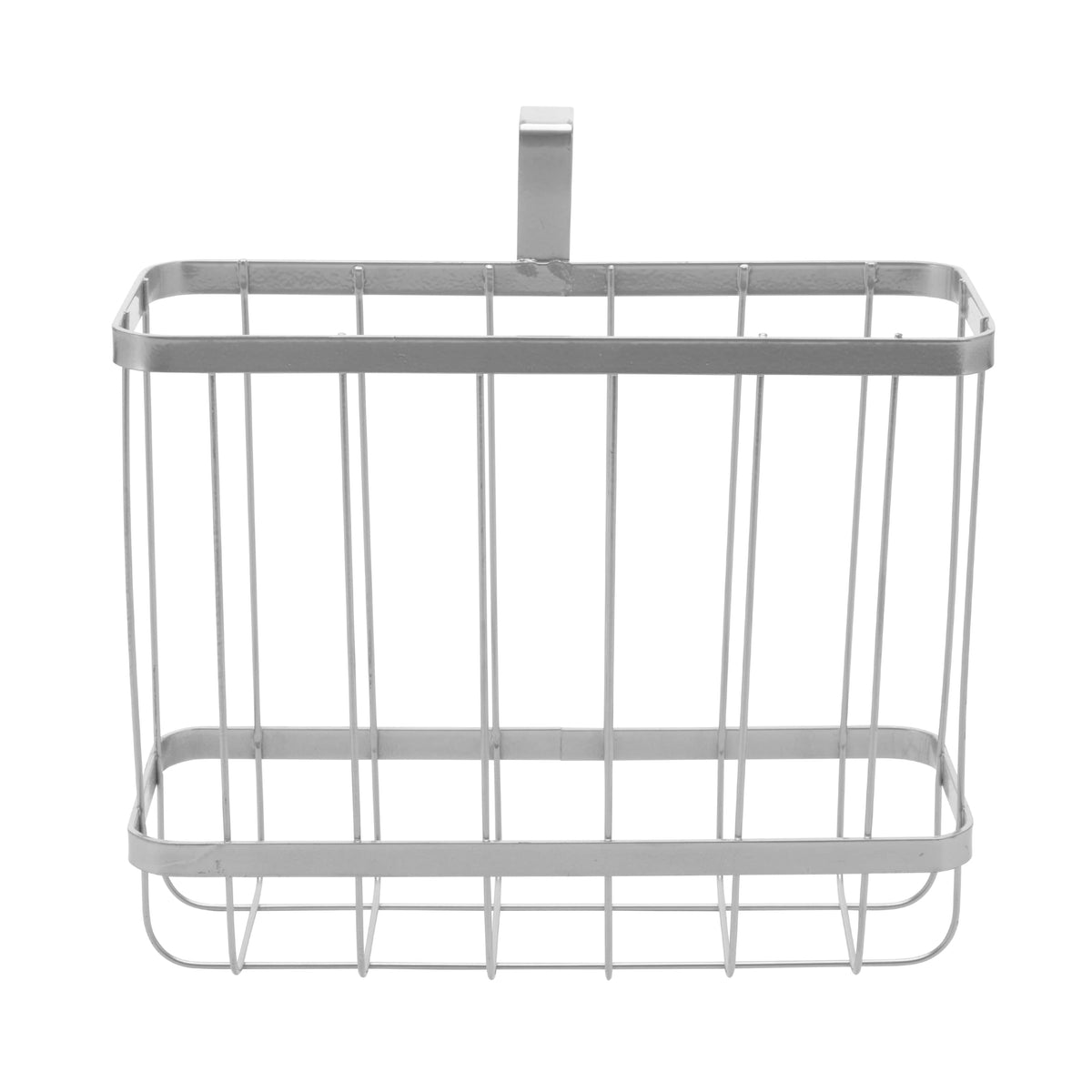 YBM HOME Over-The-Tank Toilet Magazine Holder and Newspaper Organizer Bin, Metal Standing Rack for