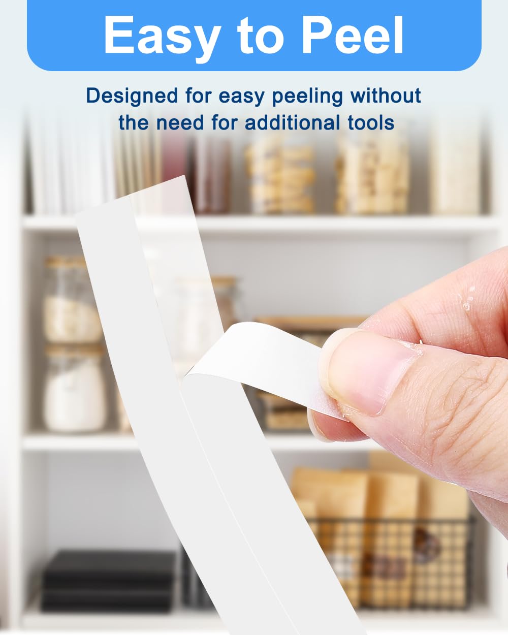 Wonfoucs TZ Tape White on Clear 18mm 0.7 Laminated Replacement for Brother TZe-145 TZe145 P Touch