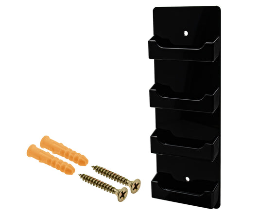 Marketing Holders Wall Business Card Holder with Hanging Hardware for 3.5" x 2" Contact and