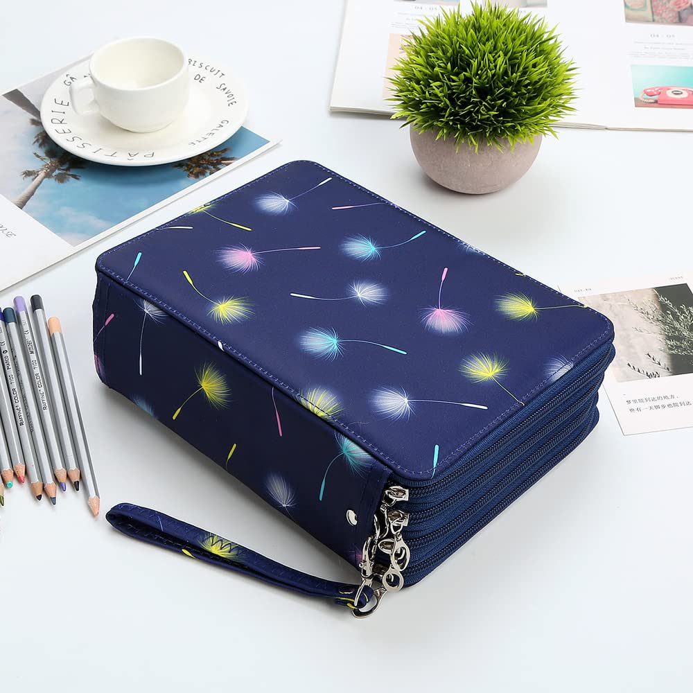 Lbxgap 184 Slots Pencil Case Organizer w/Removal Handle Strap
