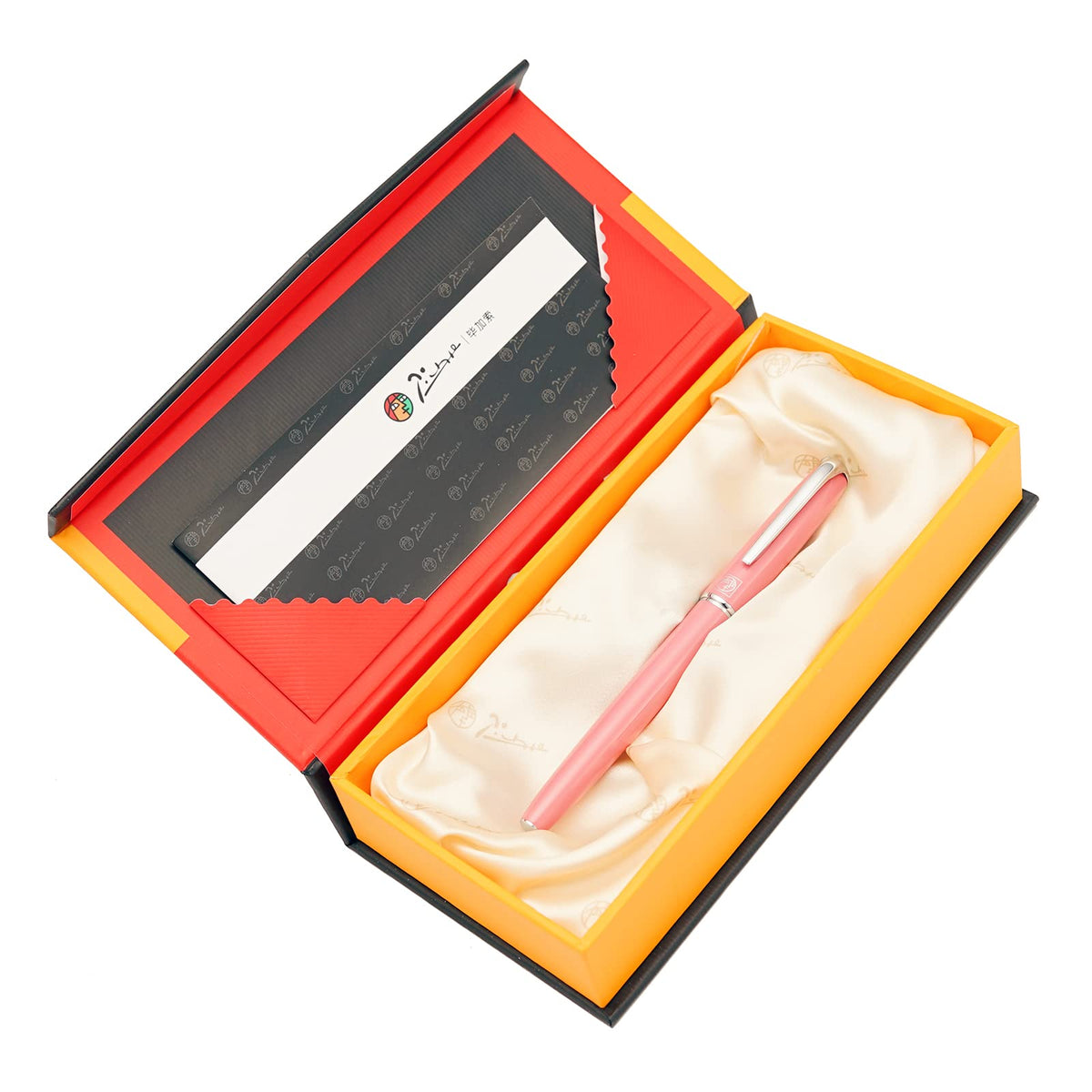 erofa Picasso 916 Pink Fountain Pen with Gift Box Writing Pen Set Medium Nib 0.7mm for Office