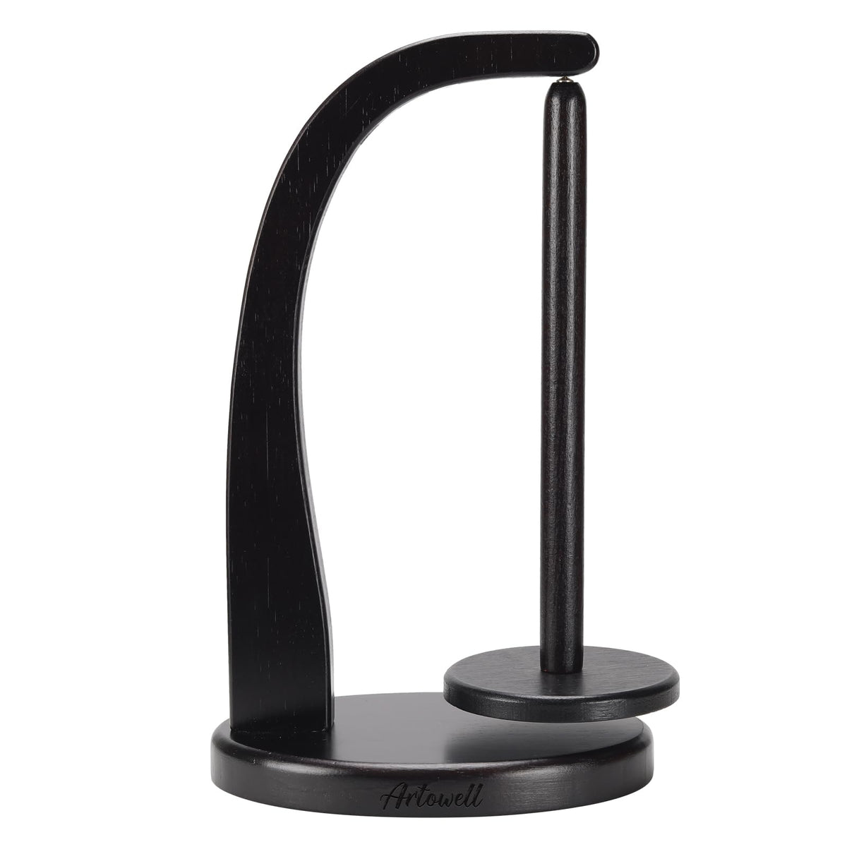 FLYKEY Yarn Holder for Crocheting with Magnetic Yarn Spinner-Black-Enlarged