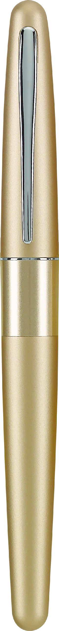 PILOT Metropolitan Collection Fountain Pen, Gold Barrel, Classic Design, Medium Nib, Black Ink