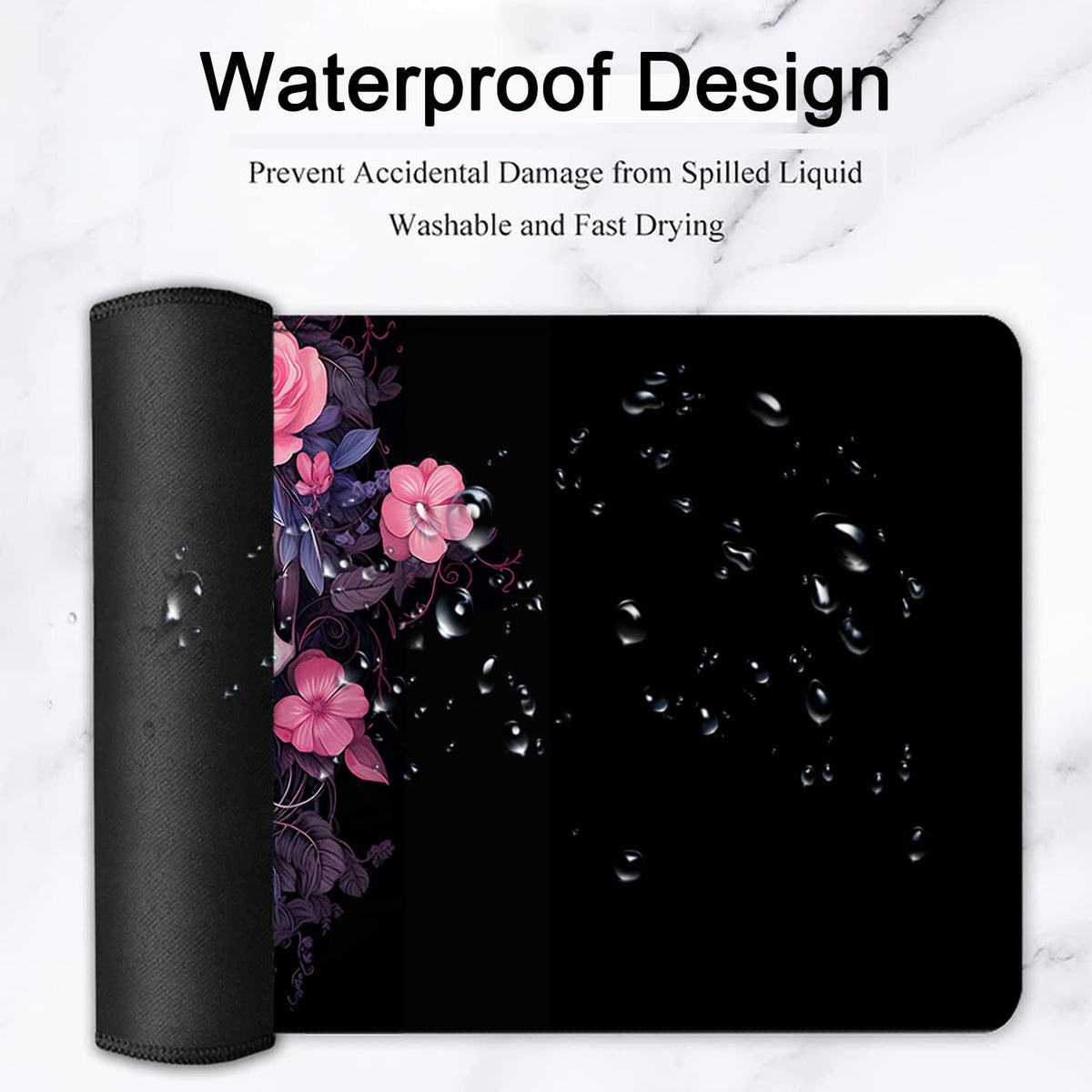 Large Mouse Pad, 31.5 x 11.8in Extended Gaming Mouse Pad with Stitched Edges, XXL Mousepad