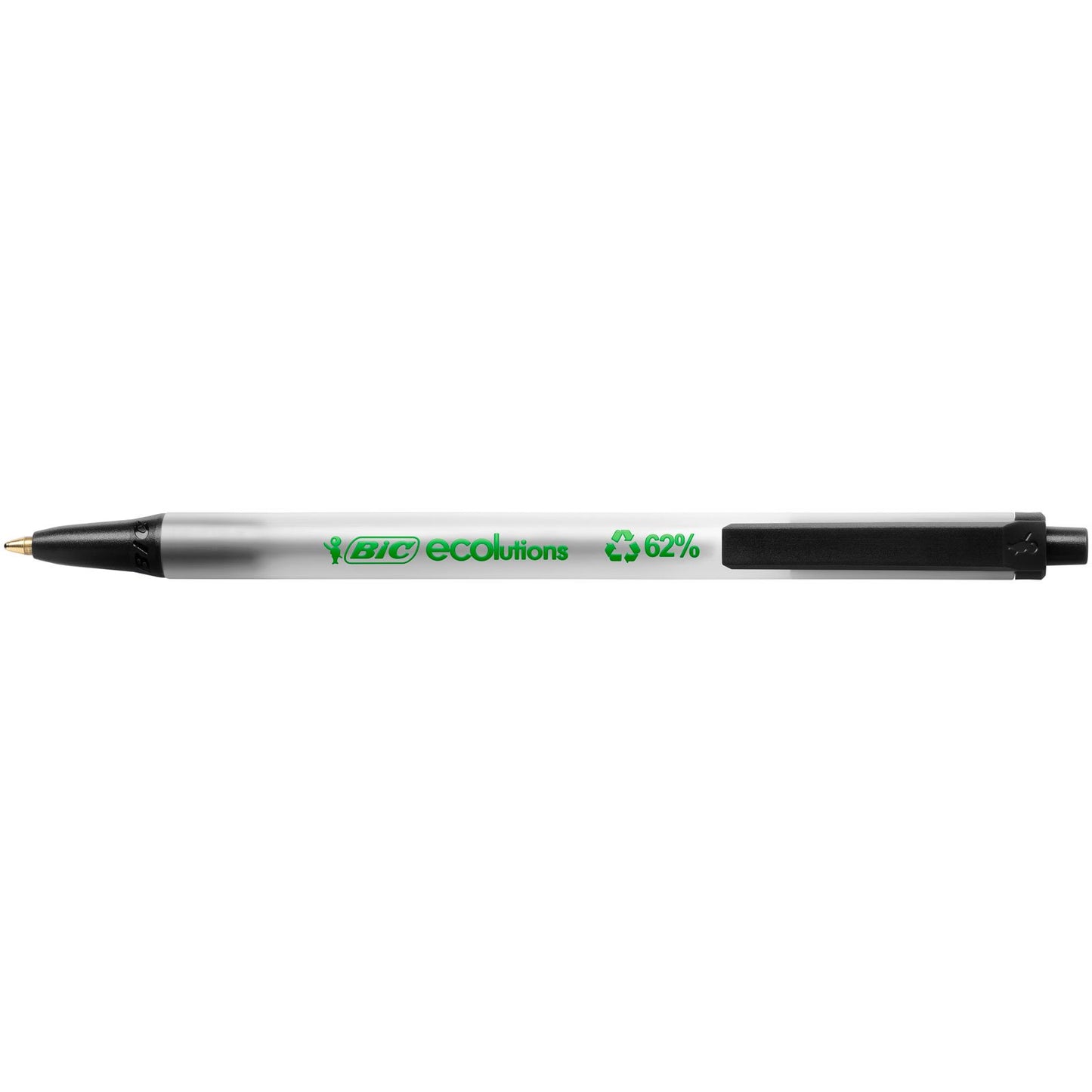Bic Ecolutions Clic Stic (Recycled) Black (Box 50)