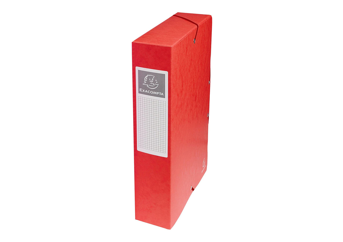 Exacompta - Ref 50605E - Pressboard Filing Box - 250 x 330mm in Size, Suitable for Holding A4