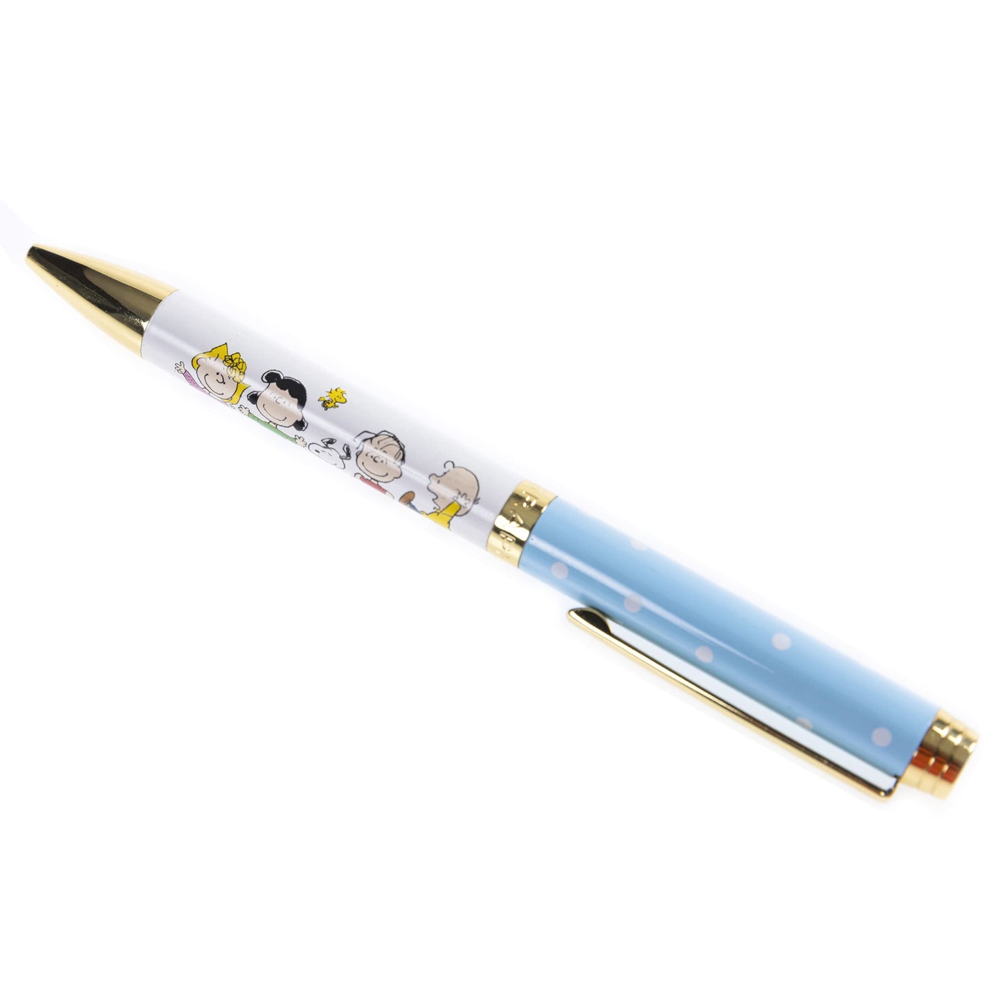 Graphique Peanuts Fashion Pen | 5.5” Ballpoint Pen | Refillable Black Ink | Retractable Twist Top |