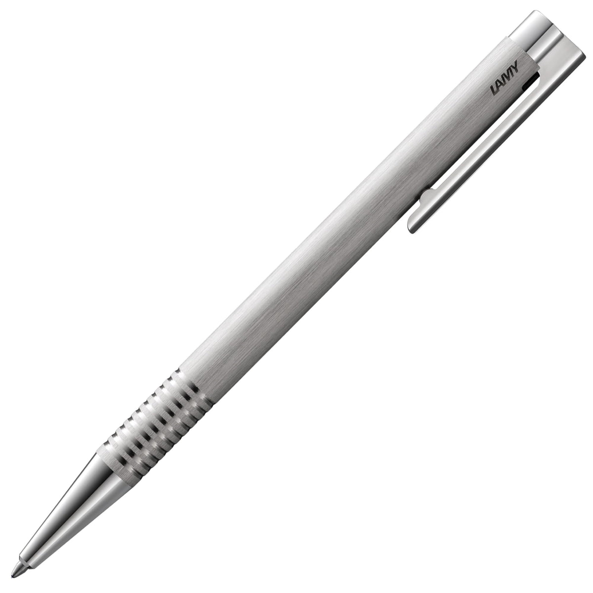 Lamy logo brushed - Ballpoint Pen in an elegant & robust stainless steel case - line width M