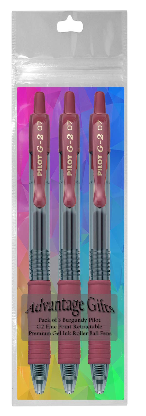 Advantage Gifts G2 Retractable Premium Gel Ink Roller Ball Pens Fine Point Fine Point (.7mm)