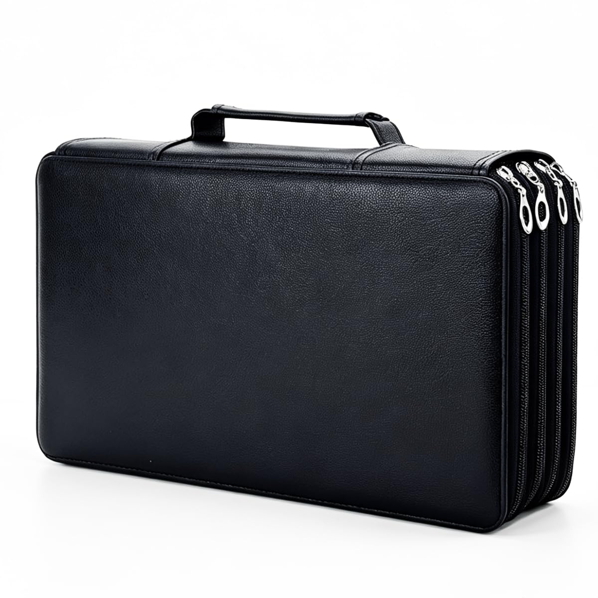 YOUNGCOL 300-Capacity Colored Pencil Case Pen Organizer(Black)