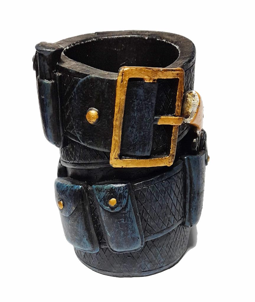 Eosphorus Police Officer Belt Pen and Pencil Holder Polyresin Desk Organizer Gift