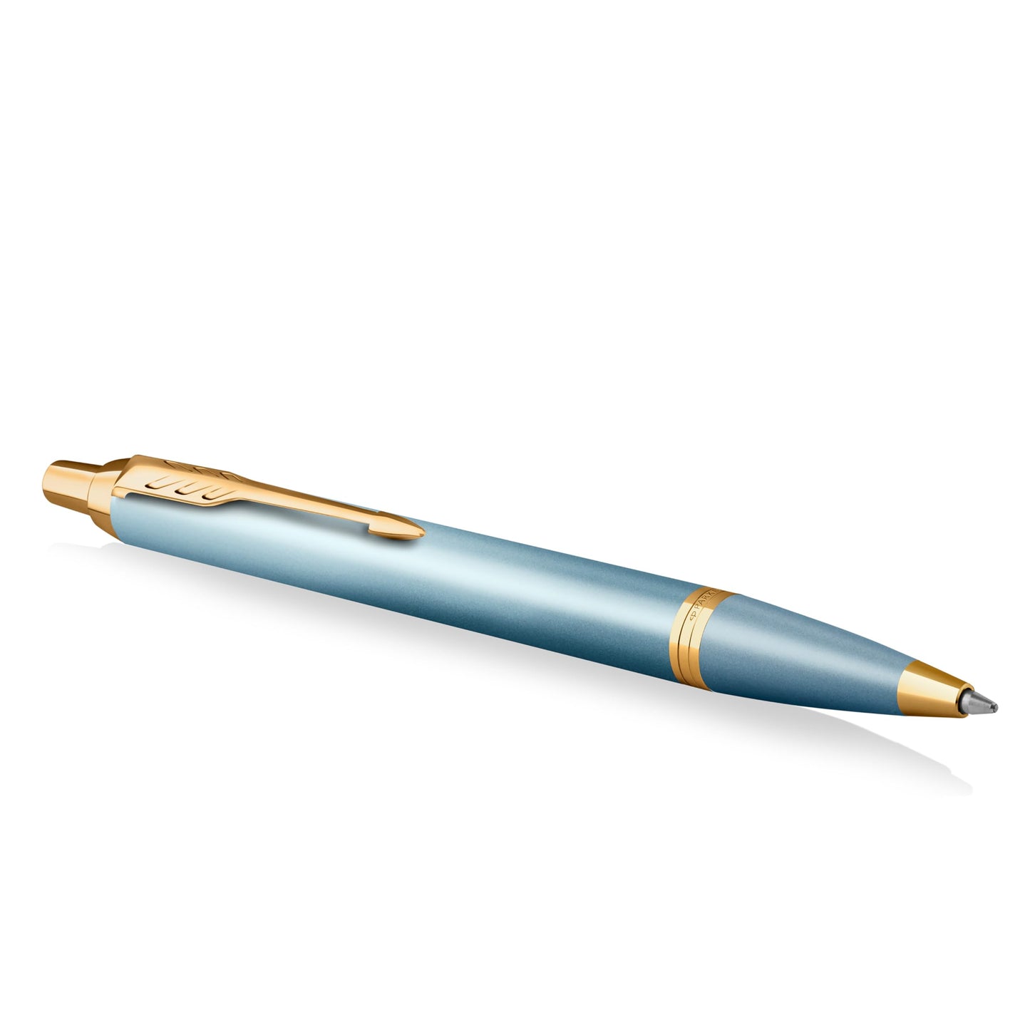 PARKER IM Writing Rituals, Ballpoint Pen, Turquoise Green Finish with Gradient, Gold Trims, Medium