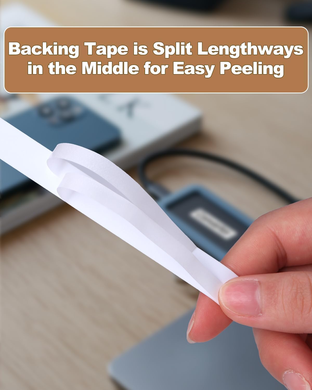 MarkDomain Laminated 0.47" White Label Tape Replacement for Brother TZe-231