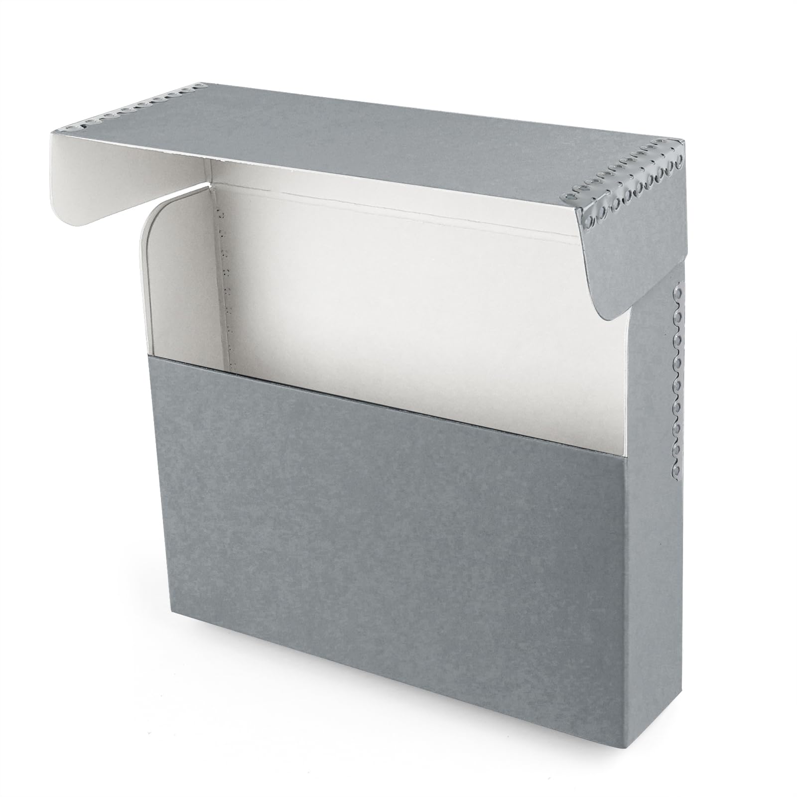 Lineco Archival Document Storage Box, Gray, 15.5" x 10.5" x 2.5"