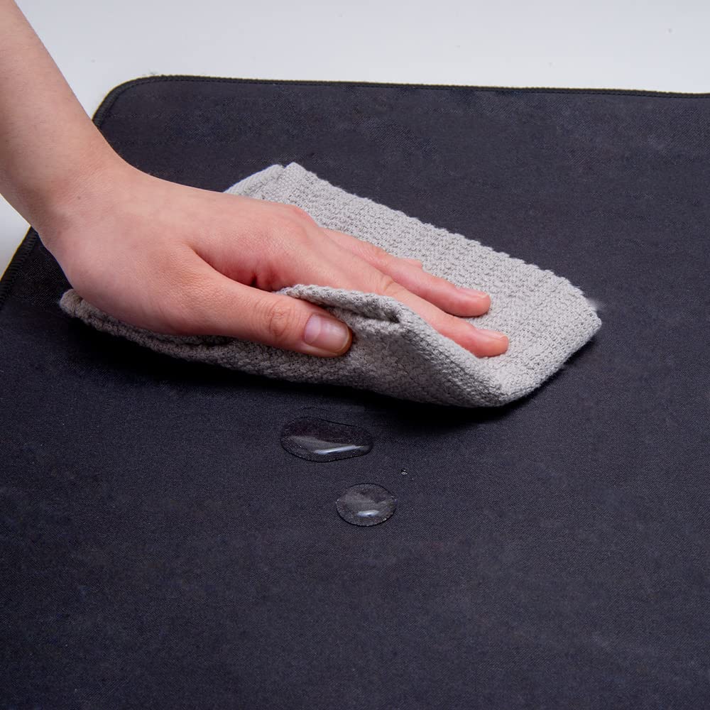Con-Tact Brand XL Gaming Mouse Pad | Corner Desk Stitched Edges Extended Mousepad | Non-Slip Water