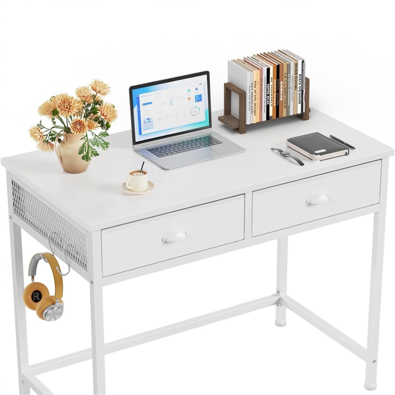 Adjustable Desktop Bookshelf Wooden Desk Book Holder Organizer Tabletop Bookshelf Mini Book Shelf