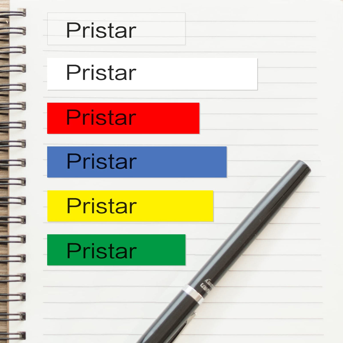 Pristar 18mm 0.7" Label Tape Replacement for Brother TZ Laminated 3/4 Inch