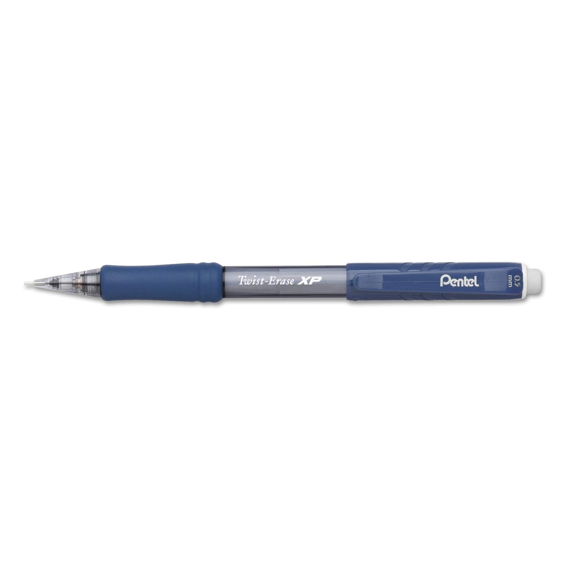 Pentel Twist Erase EXPRESS Automatic Pencil, 0.5mm Lead Size, Blue Barrel, Box of 12 (QE415C)