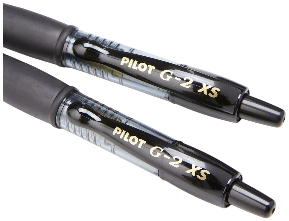 Pilot G2 Pixie 0.7mm Mini Gel Ink Retractable Rollerball Pen (Pack of 12) - Black