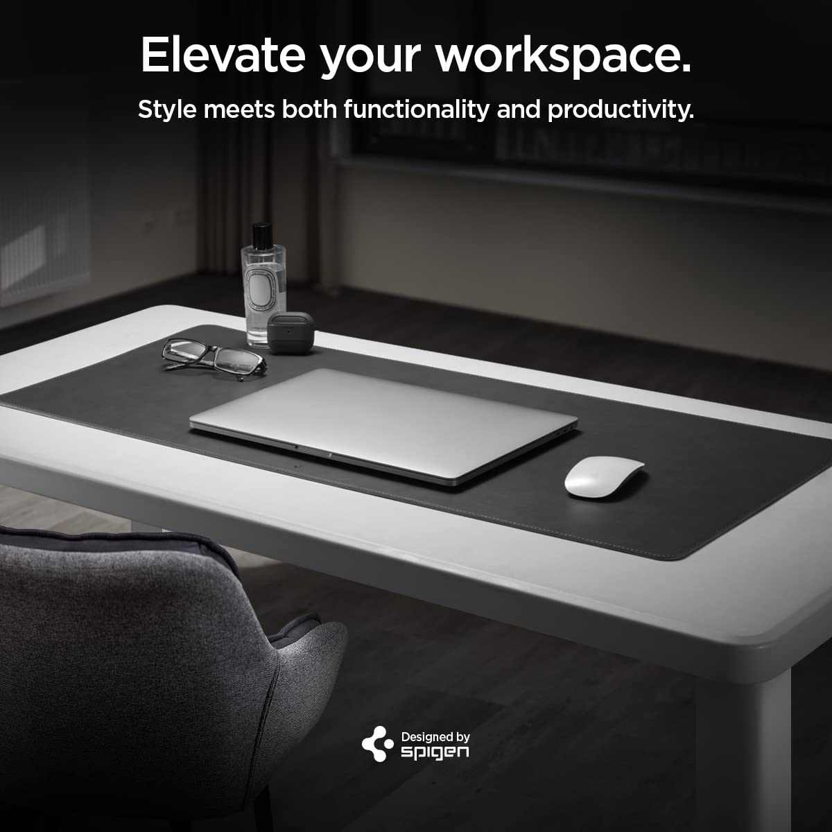 Spigen PU Leather Desk Pad, 35.4"x15.7"