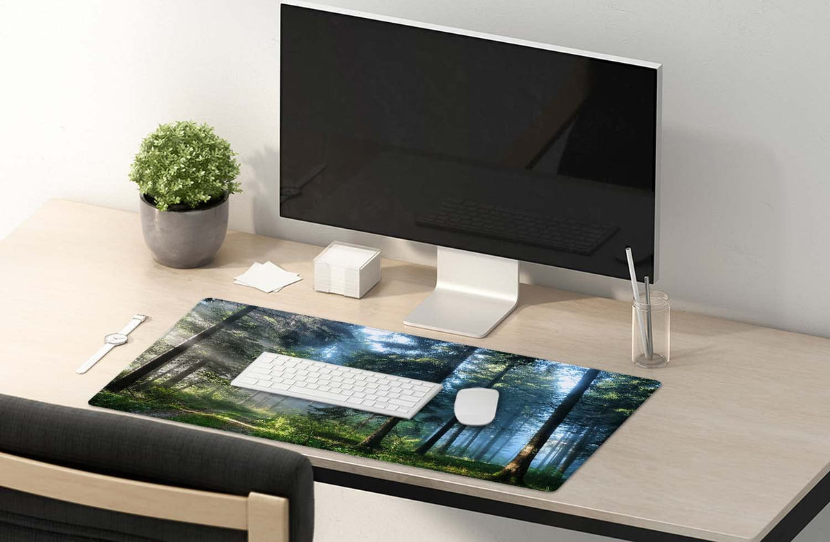 SSOIU Extended Gaming Mouse Pad XXL ArtSo Large Keyboard Mat Long Mousepad Desk Decor Writing Pad