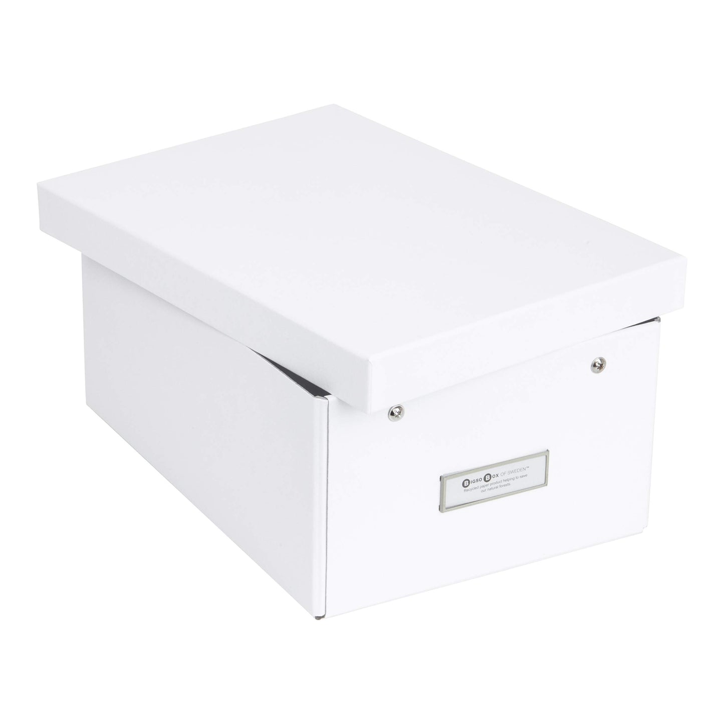 Bigso Box of Sweden Karin Collapsible Storage Box with Labelframe for Easy Identification - Simple