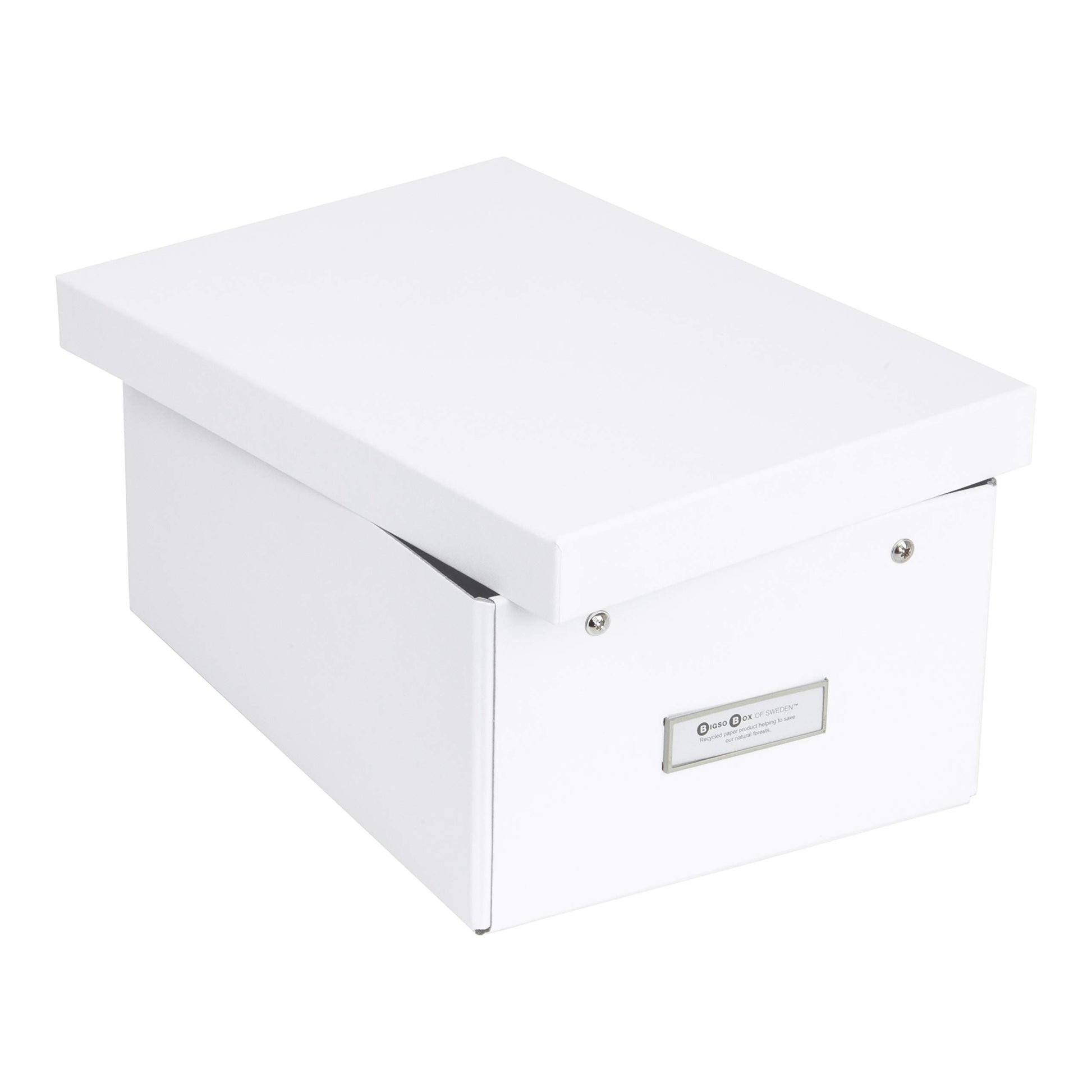 Bigso Box of Sweden Karin Collapsible Storage Box with Labelframe for Easy Identification - Simple