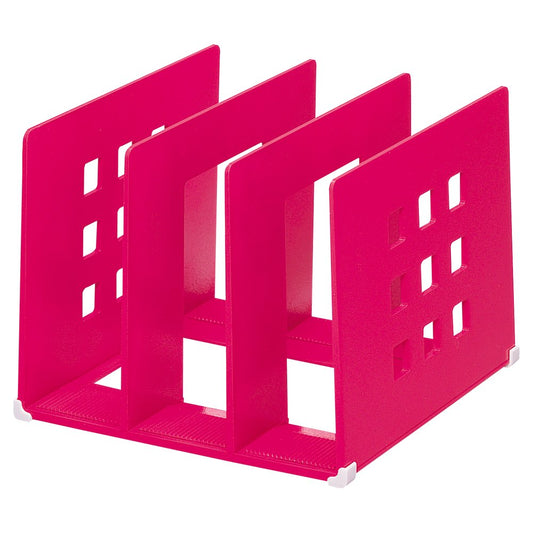 Lihit Lab A7321-3 Divider Rack, L, Red