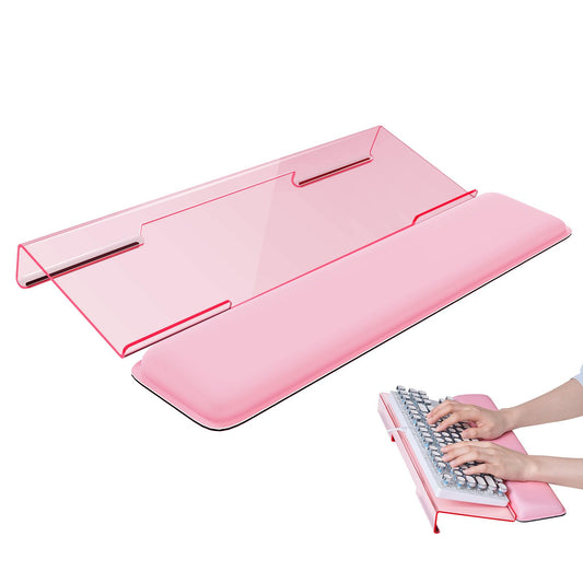 Laborio Computer Keyboard Wrist Rest, Keyboard Riser Stand for Desktop