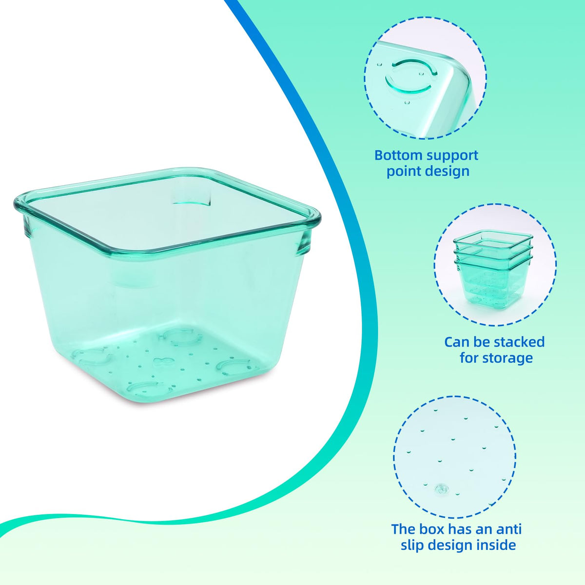 Trotianingyu Kitchen Desk Drawer Organizers Storage for Office, Small Acrylic Vanity Trays Makeup
