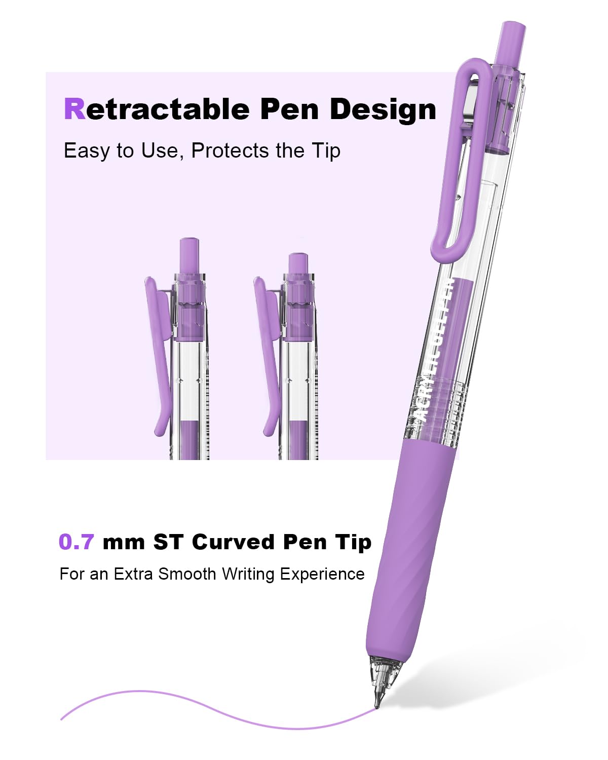 Xipan Acrylic Gel Pens for Coloring, 90 Colors Retractable Colored Pens