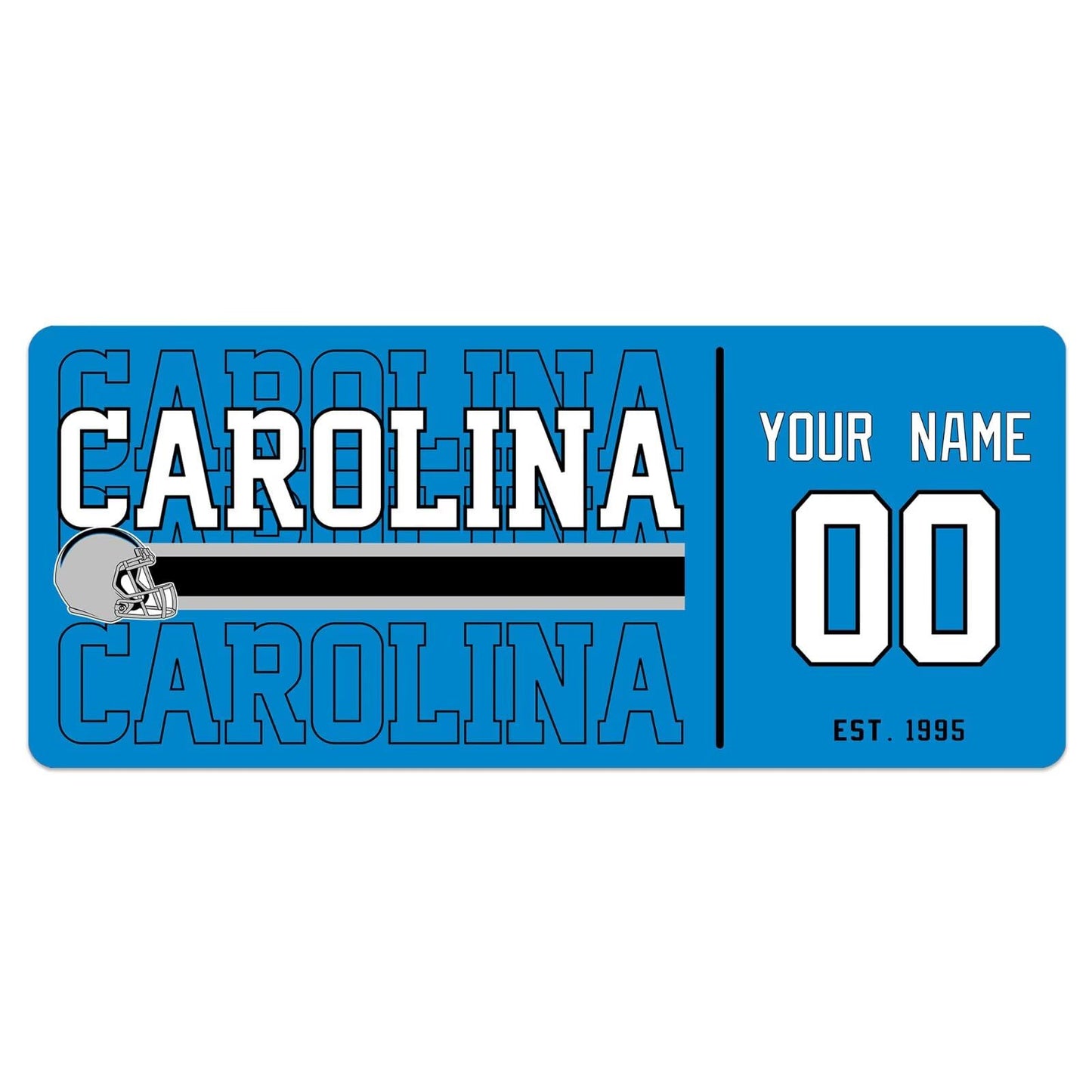 ANTKING Carolina Mouse Pad Custom Name and Number Desk Pad for Men Women Youth Gifts