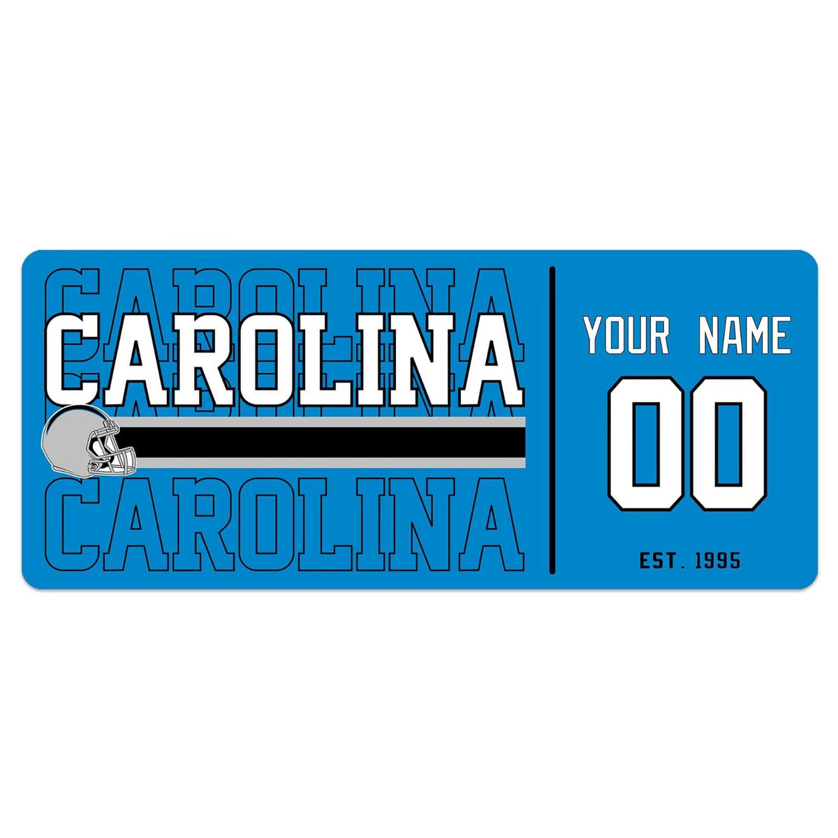 ANTKING Carolina Mouse Pad Custom Name and Number Desk Pad for Men Women Youth Gifts