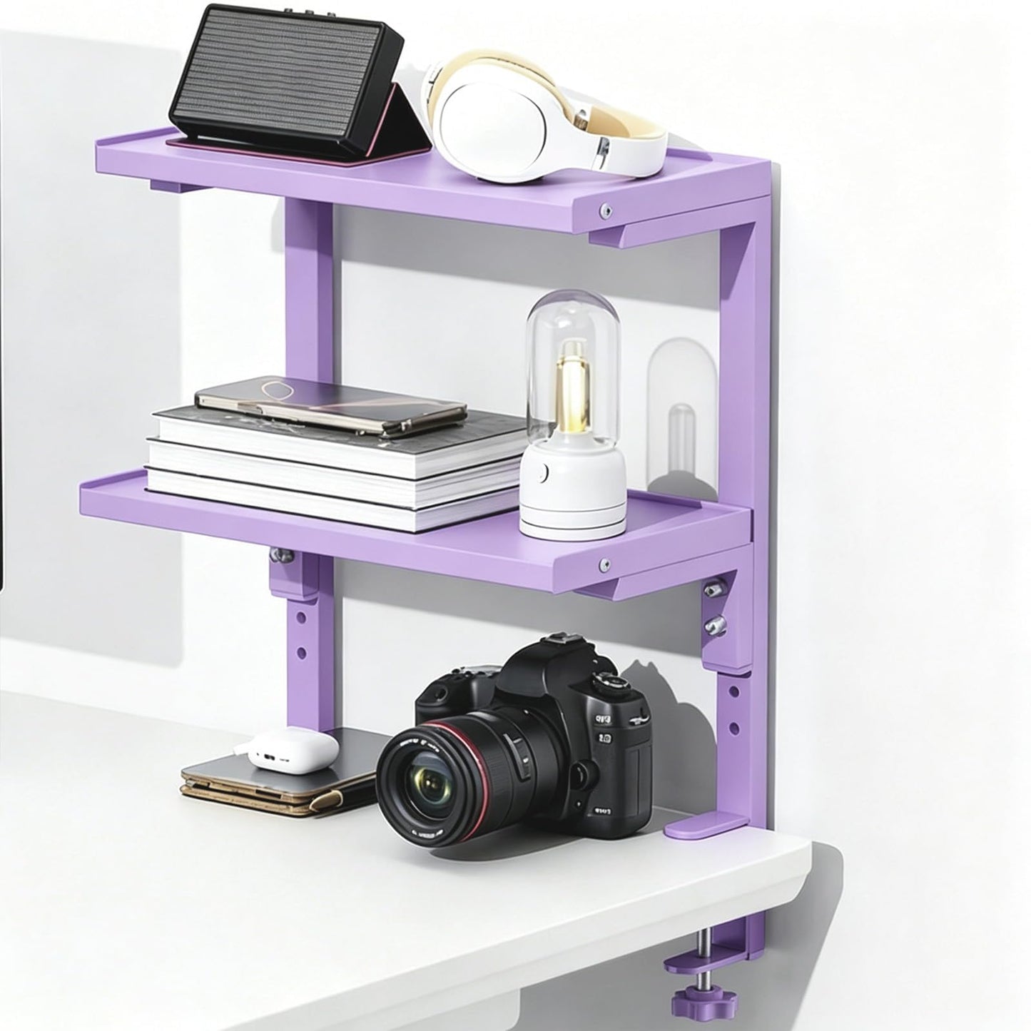 Spacrea 2 Tier Clamp on Desk Shelf