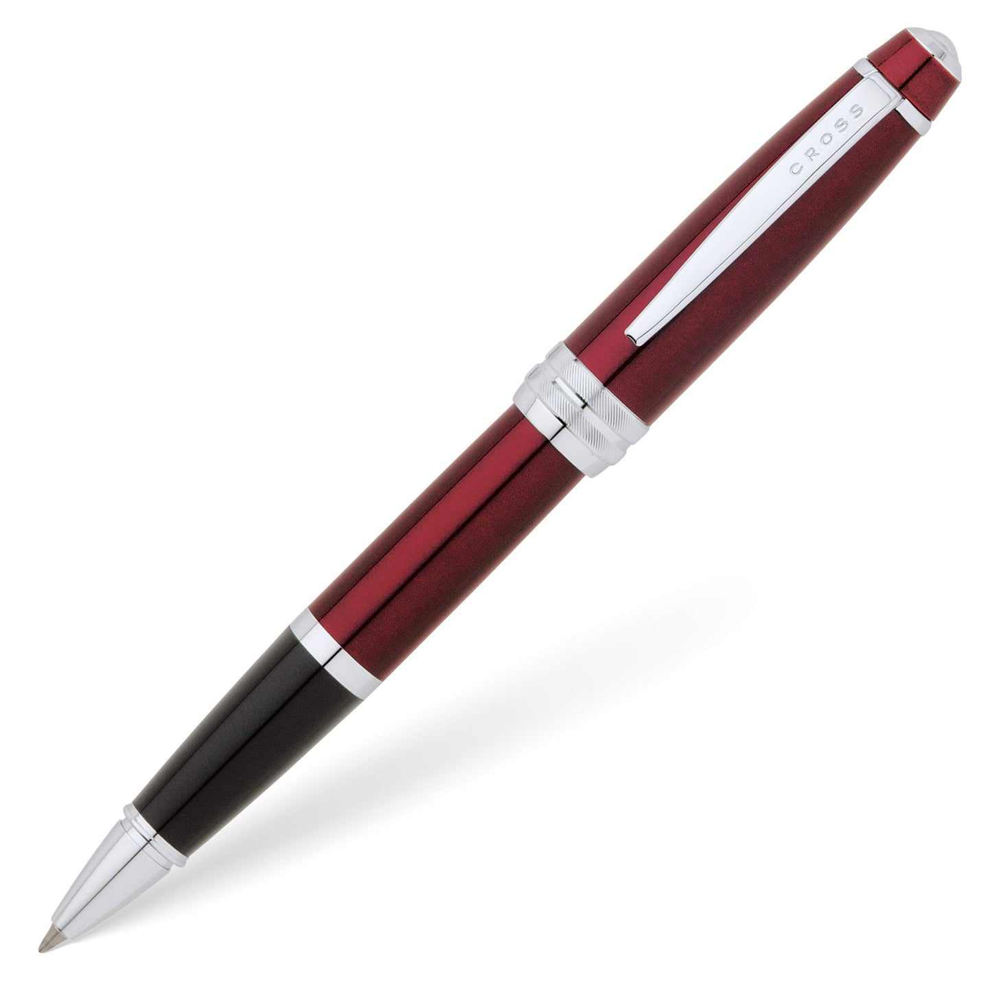 Cross Bailey Red Lacquer Rollerball Pen, Medium Point, Black Ink