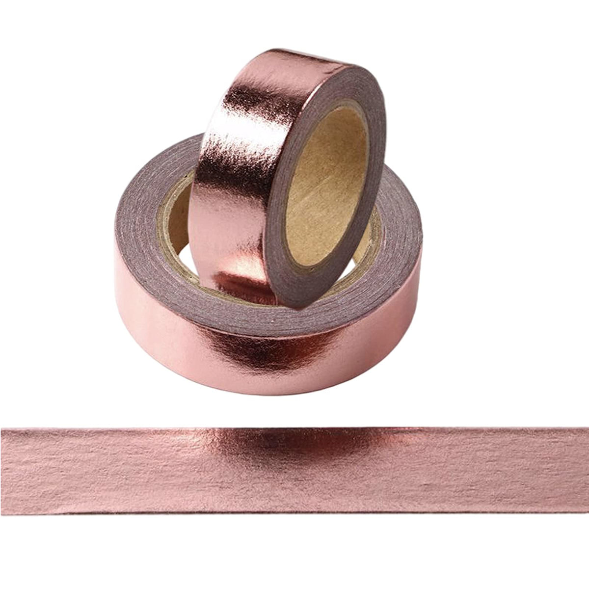 CIAJIE Foil Washi Tape,2 Rolls 5/8" x 393 inches(15mm*10M) Washi Tape, Masking Tape Craft Supplies