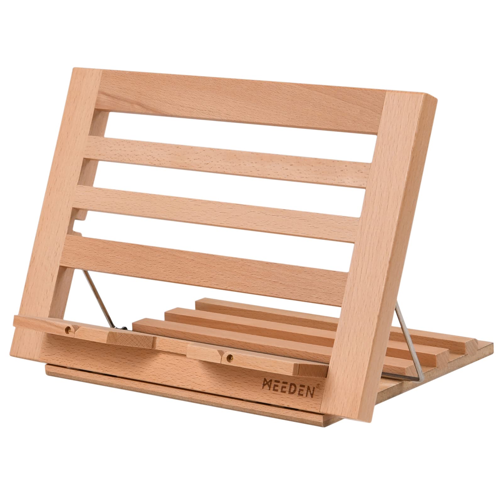 MEEDEN Book Stand with Page Holder Clips: 13.39" x 9.25" Cookbook Holders