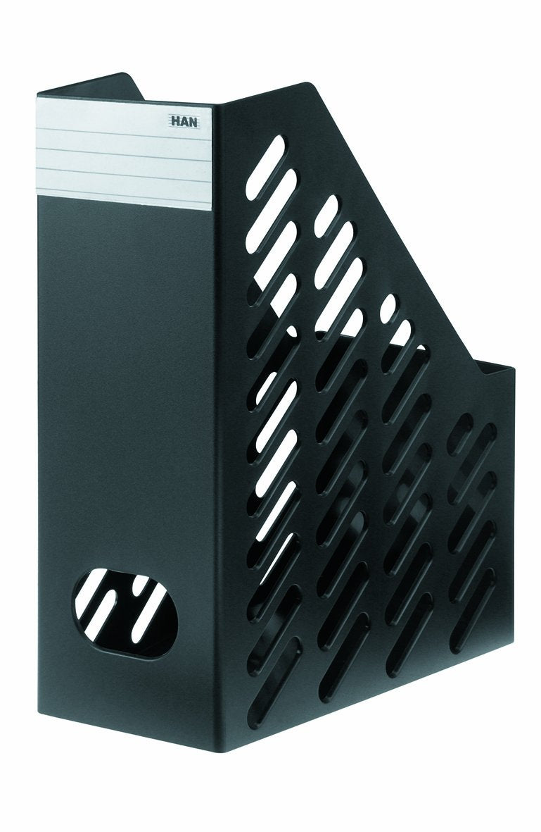 Han Klassik XXL 115 x 248 x 145/ 320mm C4 Size Magazine File with Label - Black