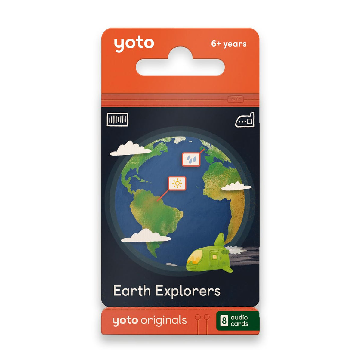 YOTO Earth Explorers - 8 Kids Educational Audio Cards, Ages 6+