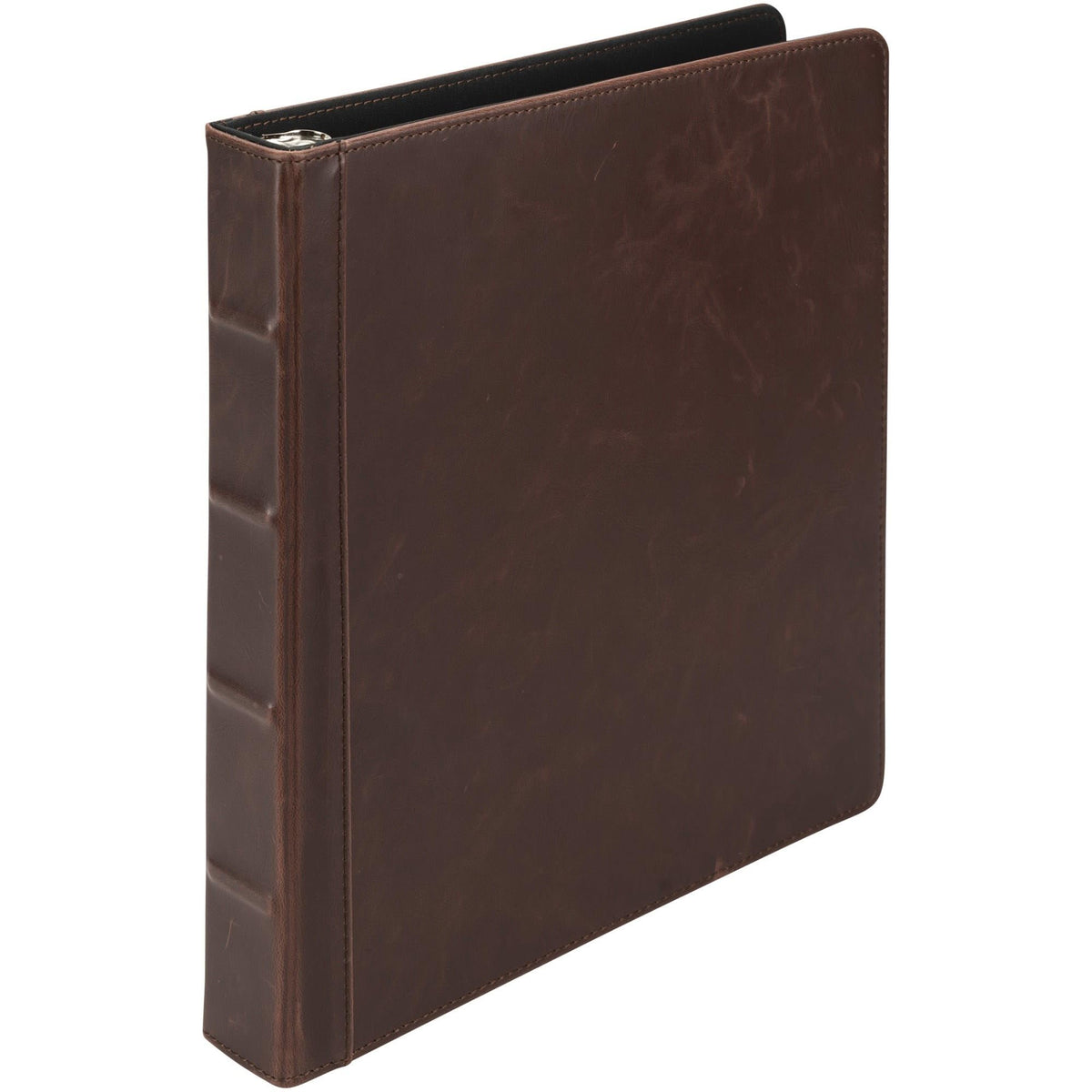 Samsill Vintage Leather 3 Ring Binder, Professional Organizer, Planner, 1 Inch Round Ring (Holds