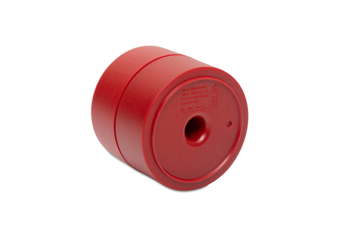 Maul Magnetic Paperclip Holder, Ø 73mm, H66mm, Red