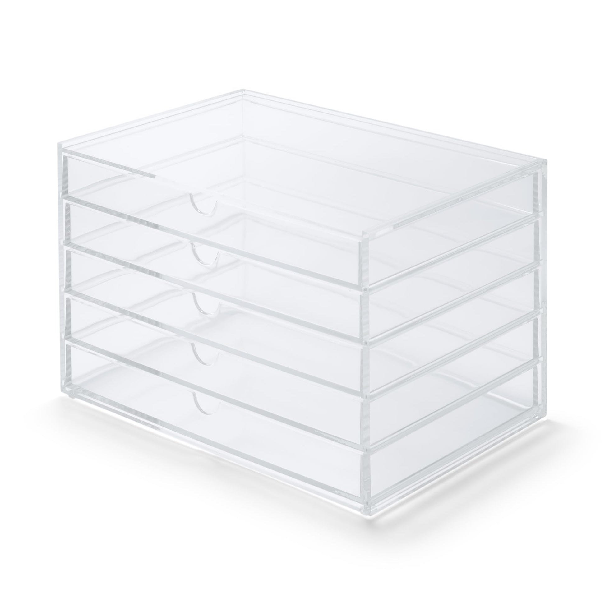 Muji Acrylic 5-Drawer Storage Case, Large, 25.5 cm Width x 17 cm Depth x 16 cm Height