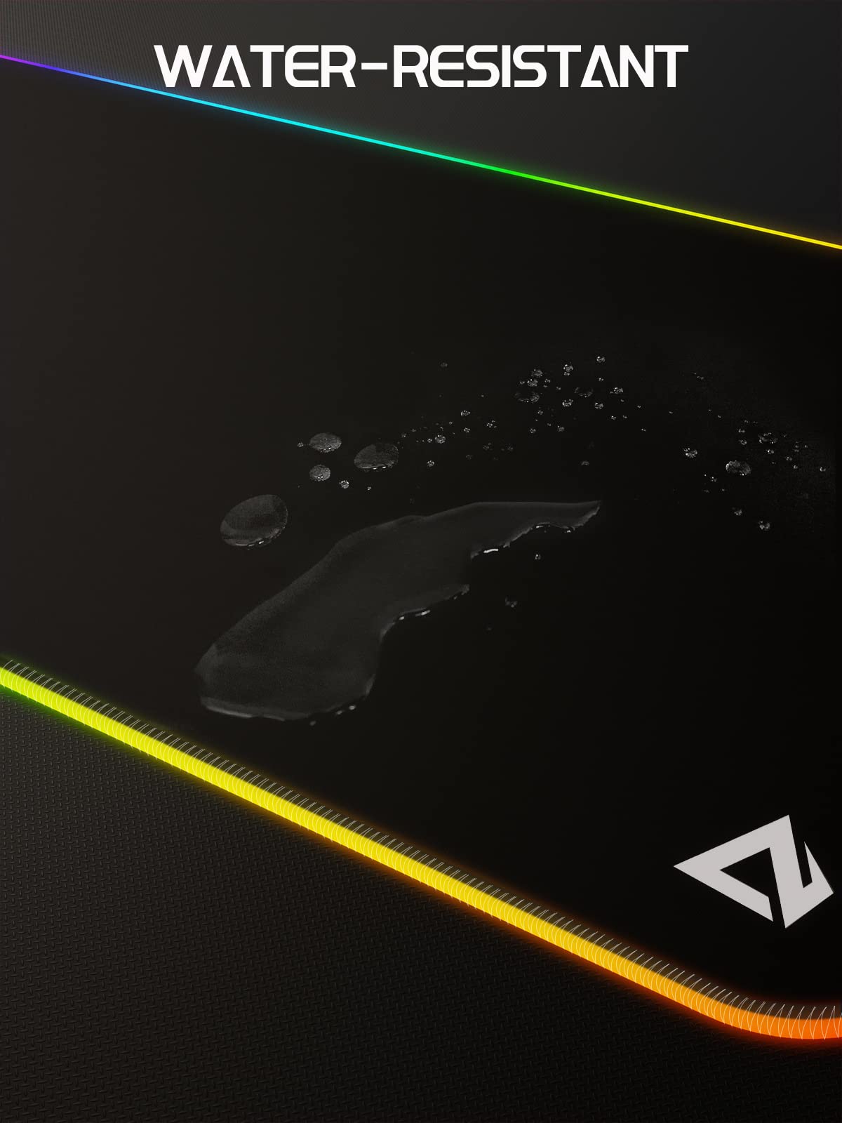 EASEMO Gaming Mouse Pad, RGB Mouse Mat XXL Large (35.4 x 15.75 in) with 7 LED Colors 11 Lighting