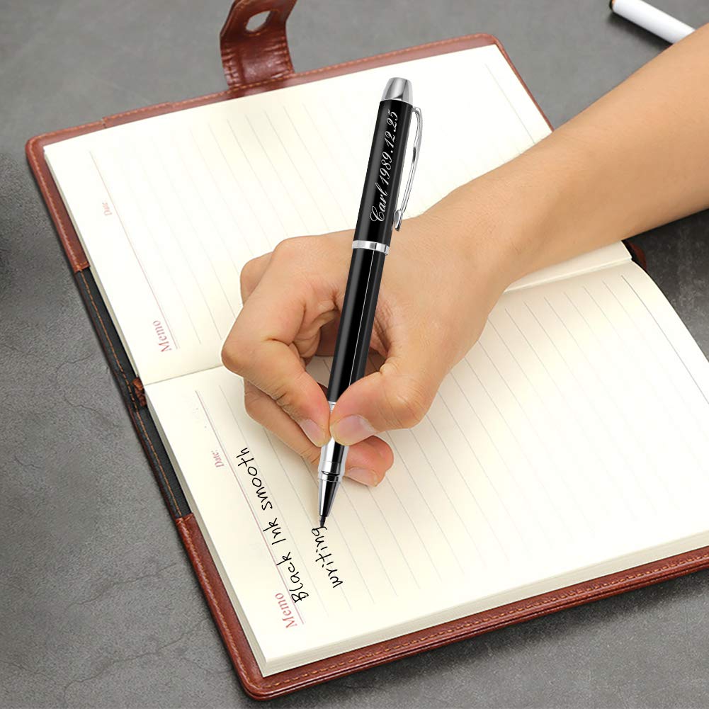 Aolun Personalized Pens,Custom Engraved Ballpoint Pen,Perfect for Birthday,Business,Party with