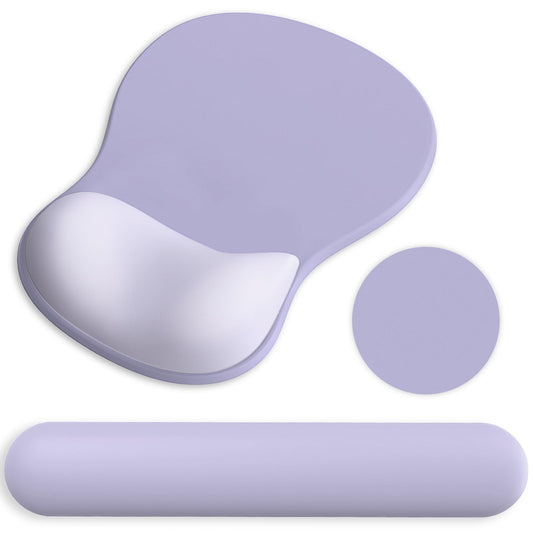 Ergonomic Mouse Pad with Wrist Rest and Keyboard Wrist Rest, Gel Mousepad