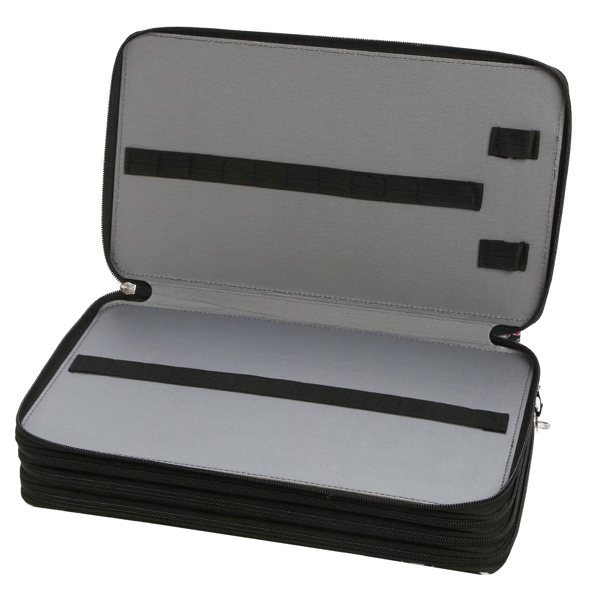 Lbxgap 300 Slots Pencil Case 4-Layer Zipped Holder w/Handle