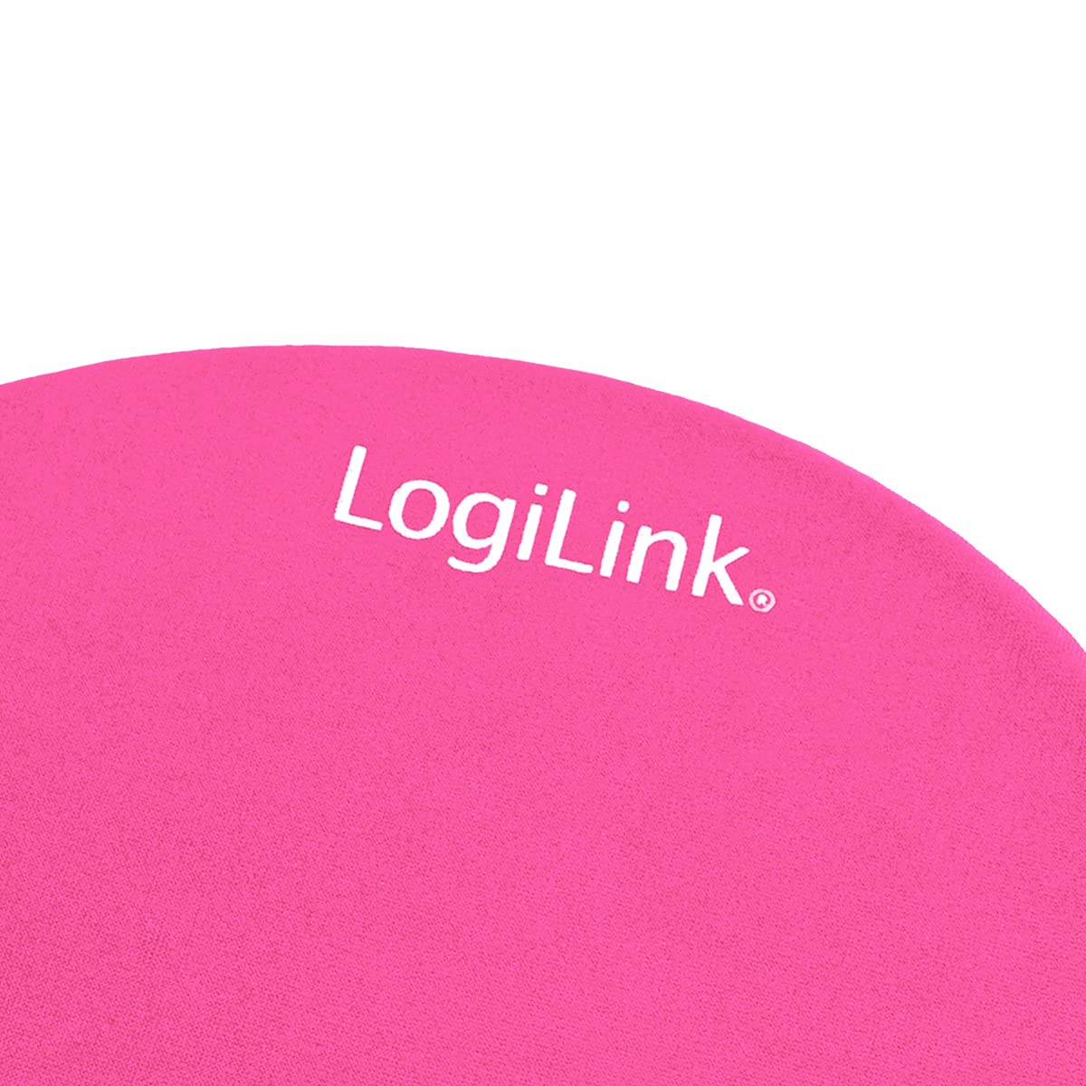 Logilink Mauspad mit Silikon - Handauflage -Pink