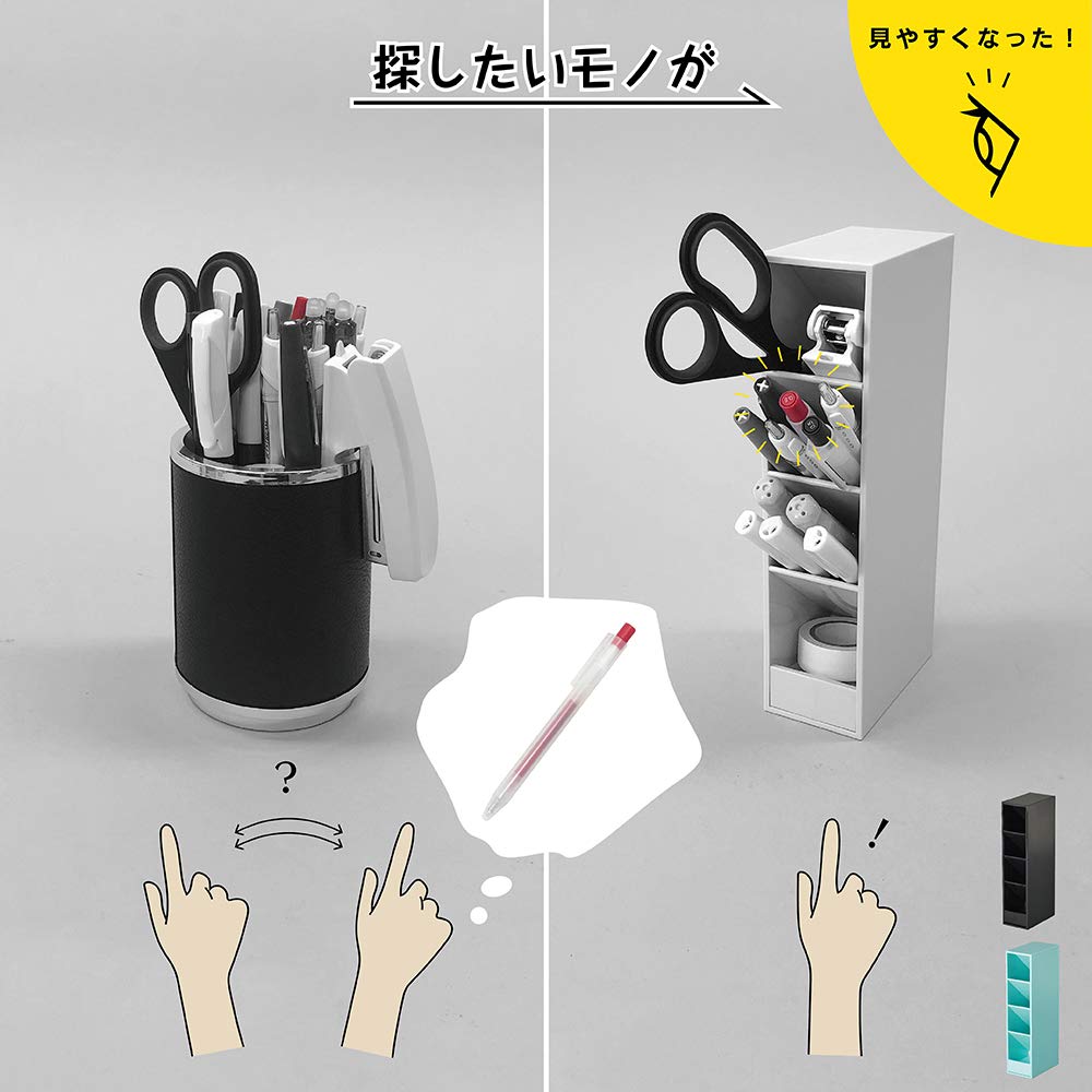 CARL TS-001-K Pen Holder Tool Stand, Black