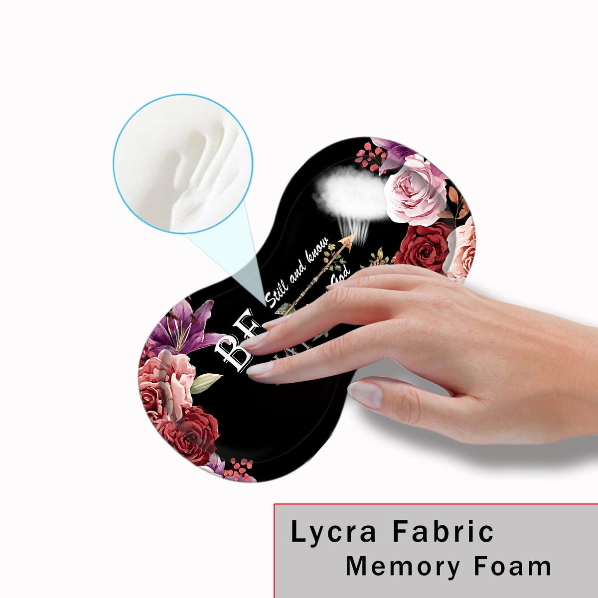 CICPLKSE Mouse Pad with Wrist Support + Desk Mat + Coaster 3 in 1 Set, XL Large Gaming Mousepad
